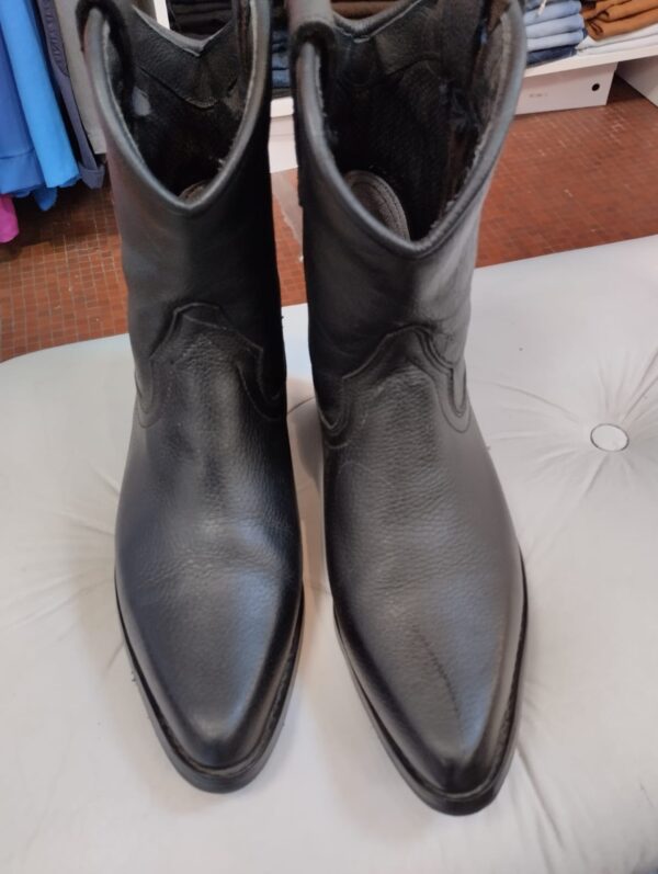 Botas texanas negras talle 38